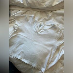 Brandy Melville Notch Neck Tee